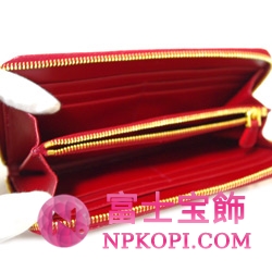 ミュウミュウ MIU MIU ラウンドファスナー式長財布 サイフ 財布 さいふ レッド 5M0506-ST-COCCO-LUX-RUBINO